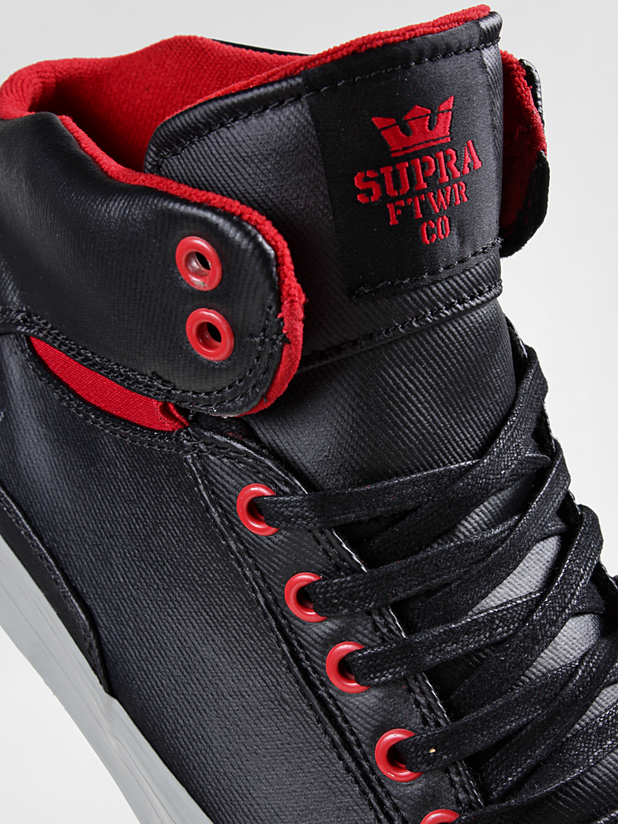 Boty Supra  Society Mid (black waxed twill) S46026