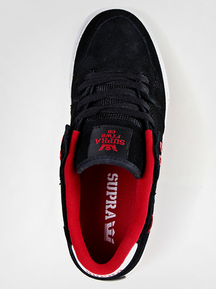 Boty Supra  Vaider Low (black suede/ formula one red) S36034