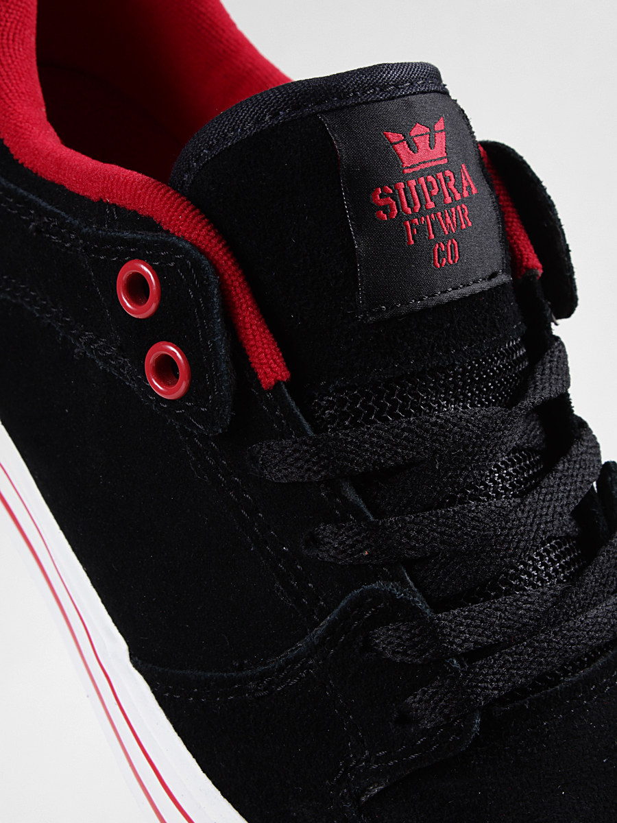 Boty Supra  Vaider Low (black suede/ formula one red) S36034