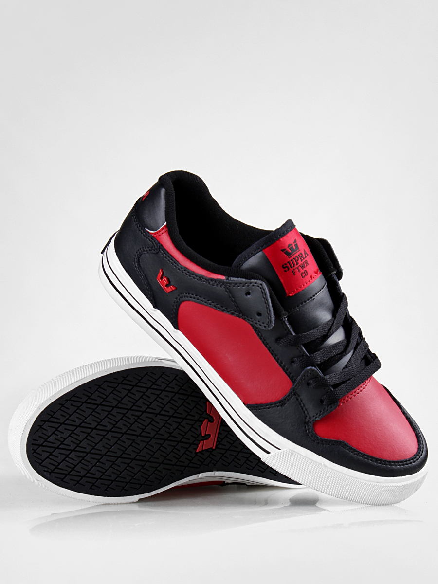 Boty Supra  Vaider Low (black red) S36049