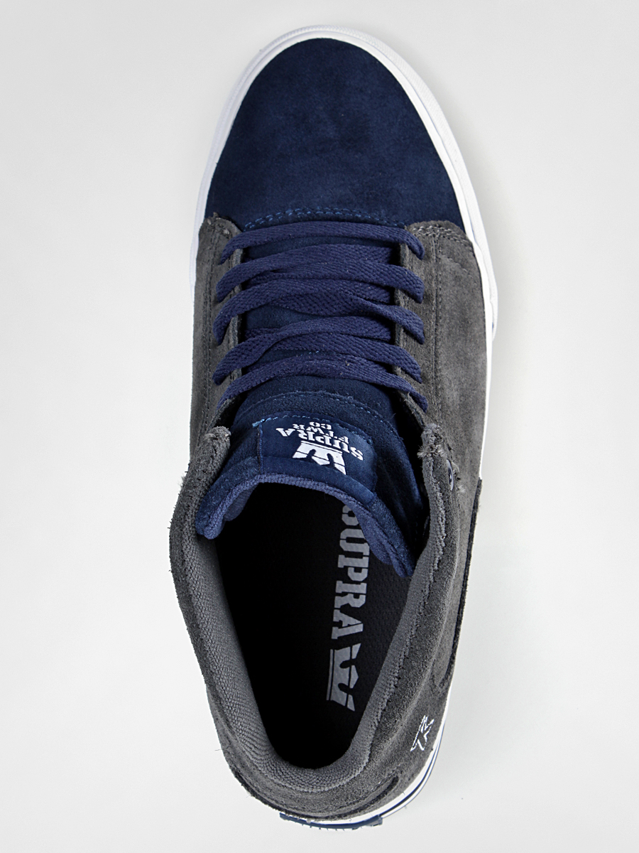Boty Supra  Society Mid (grey blue suede) S46021