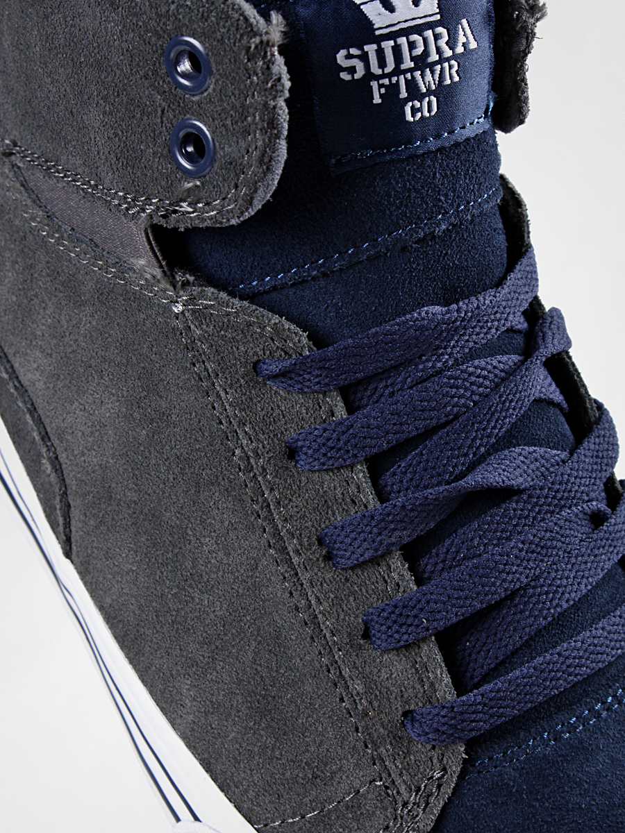 Boty Supra  Society Mid (grey blue suede) S46021