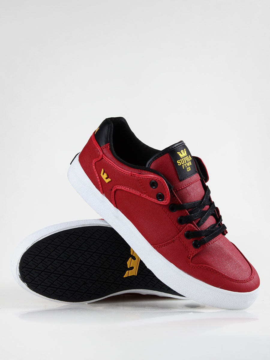 Boty Supra  Vaider Low (red canvas tuf) S36032