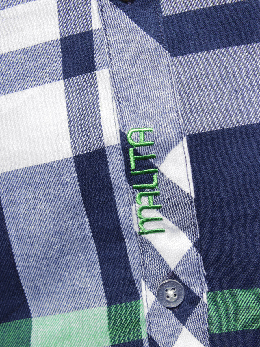 Košile Malita  Classic (navy/green)