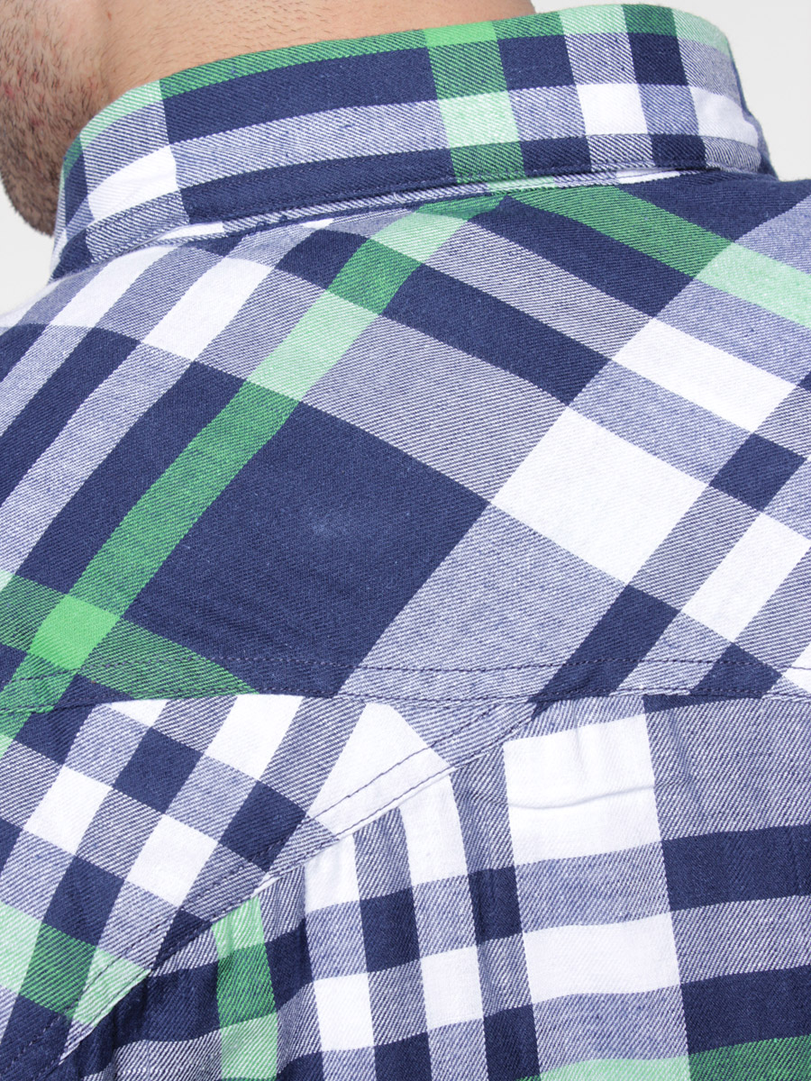 Košile Malita  Classic (navy/green)