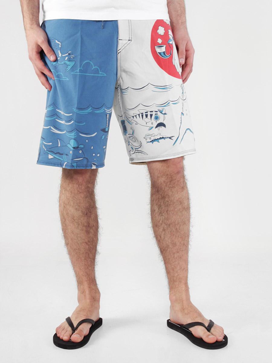 šortky Quiksilver  KMMBS494 (sky blue)