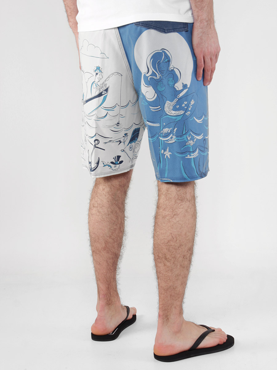 šortky Quiksilver  KMMBS494 (sky blue)