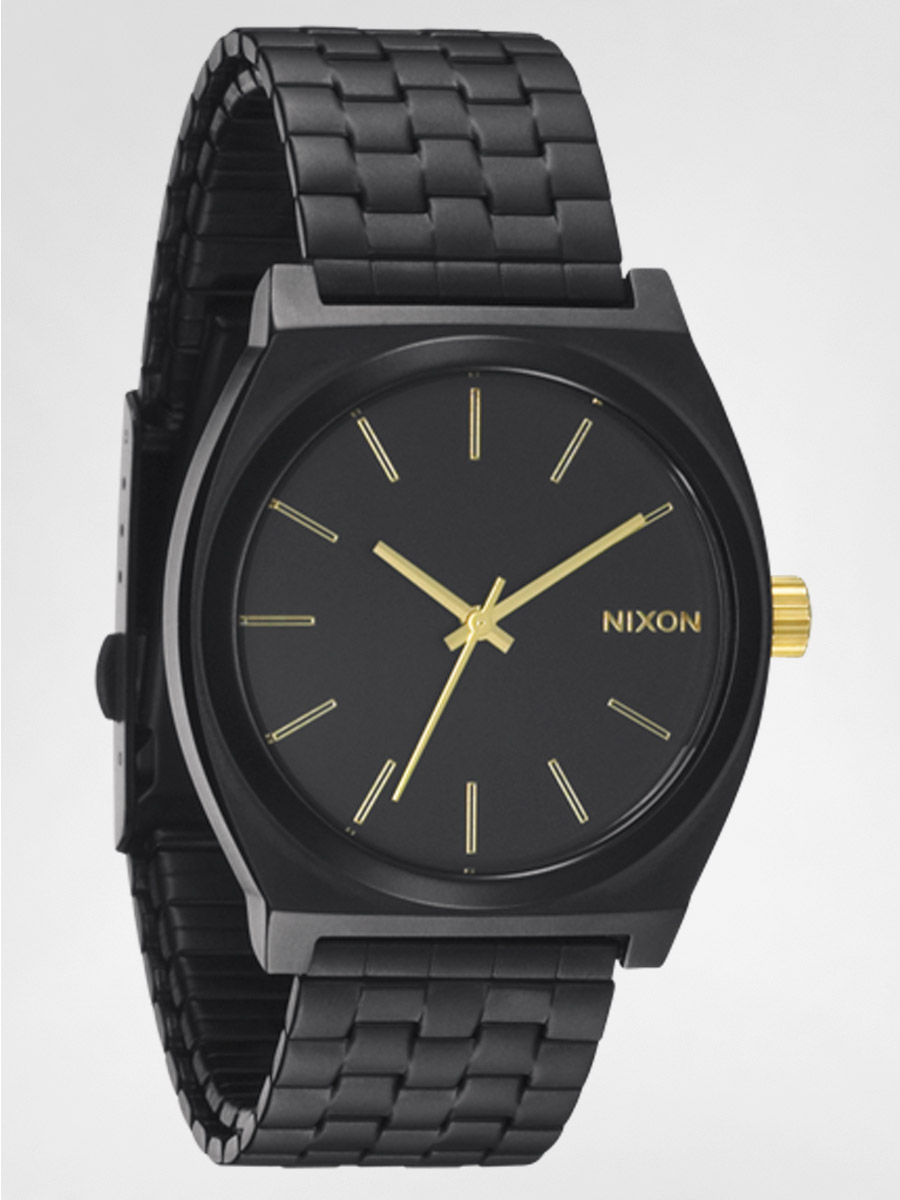 Hodinky Nixon  Time Teller (matte black/gold)