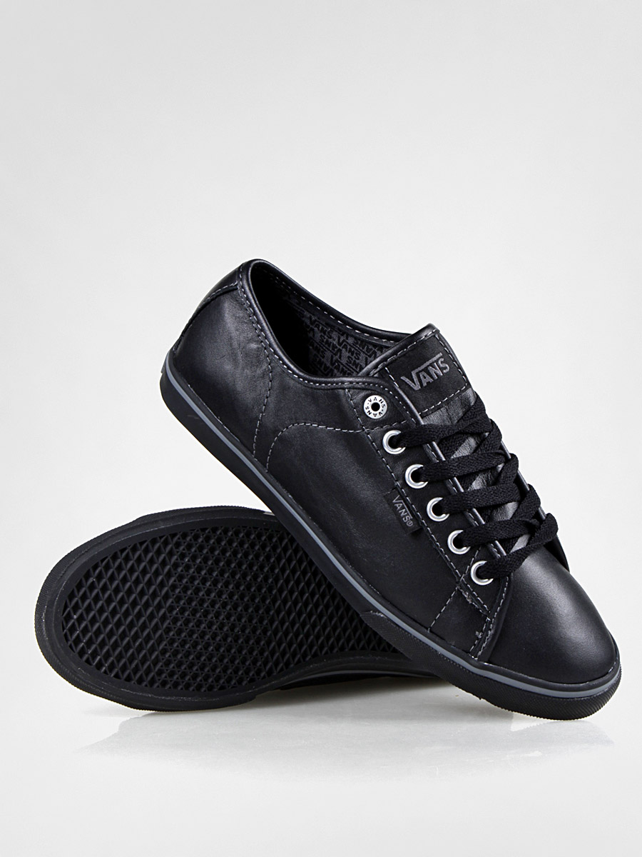 Boty Vans  Ferris Lo Pro Leather Wmn (black/chrome)