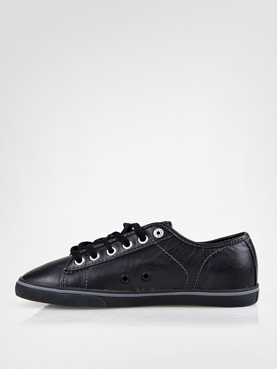 Boty Vans  Ferris Lo Pro Leather Wmn (black/chrome)