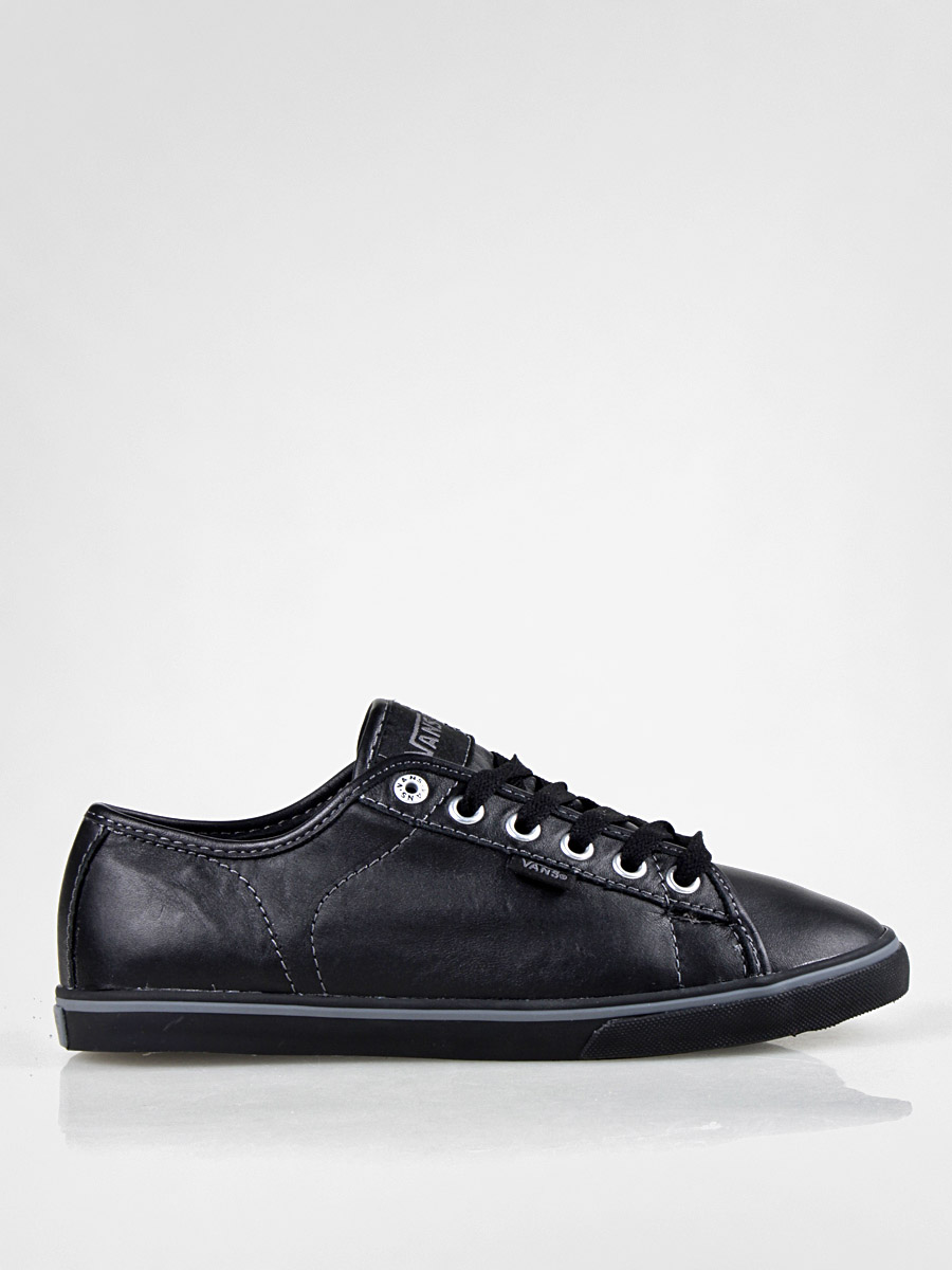 Boty Vans  Ferris Lo Pro Leather Wmn (black/chrome)