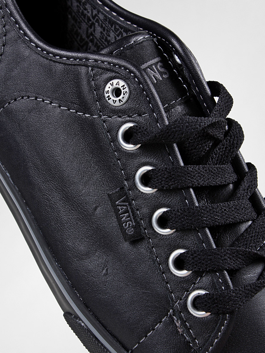Boty Vans  Ferris Lo Pro Leather Wmn (black/chrome)
