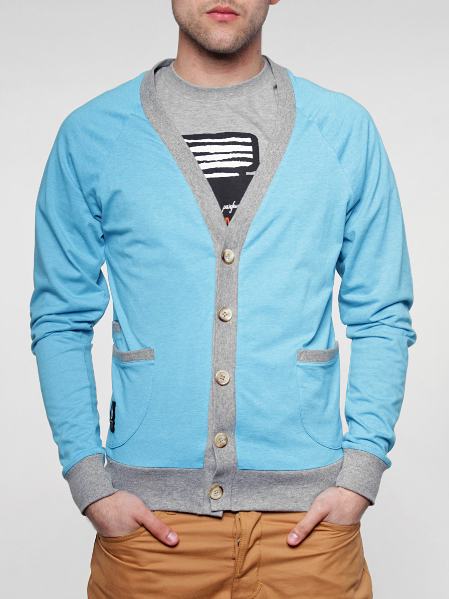 Kardigan Turbokolor Romano Cardigan (blue)
