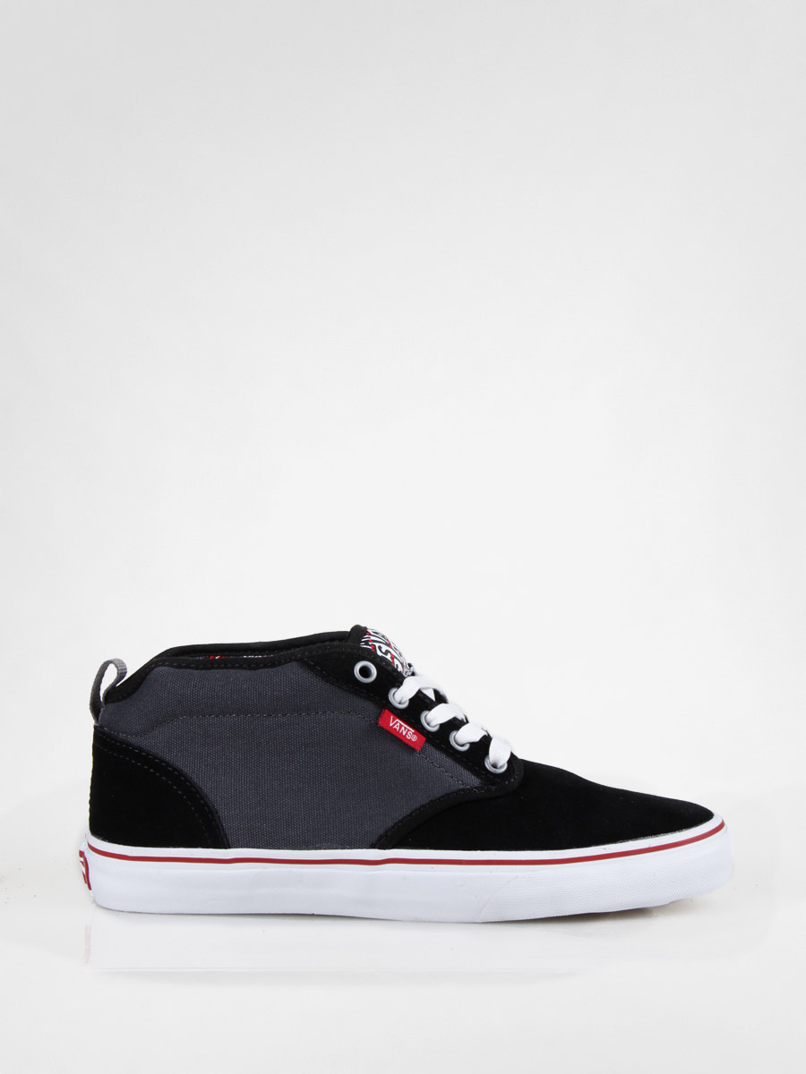 Boty Vans Atwood Mid (canvas/black/grey/red)