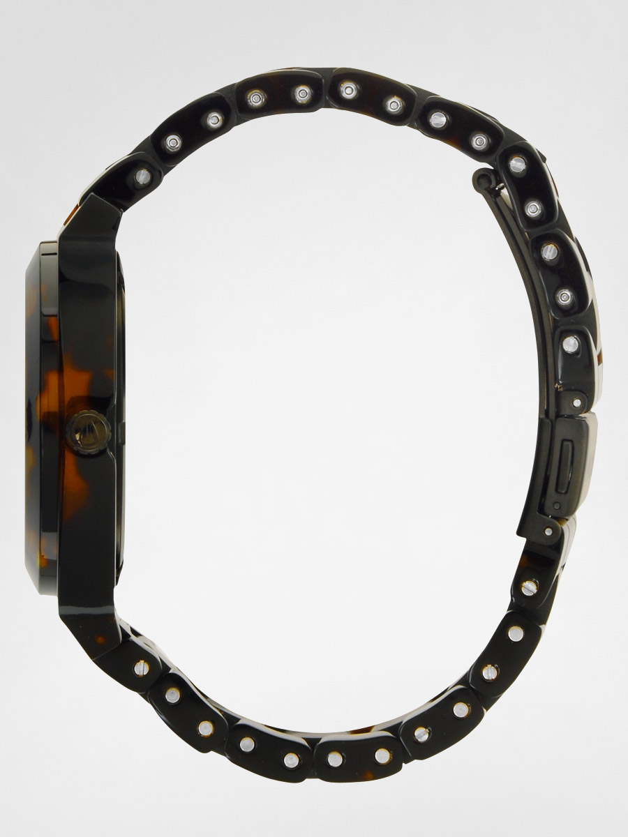 Hodinky Nixon  Time Teller Acetate (matt black/dark tortoise)