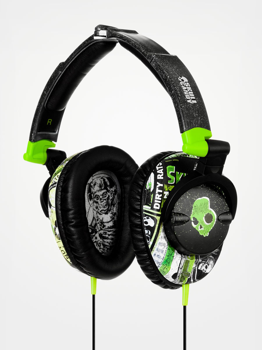 Sluchátka Skullcandy Skullcrushers (lurker green/black)