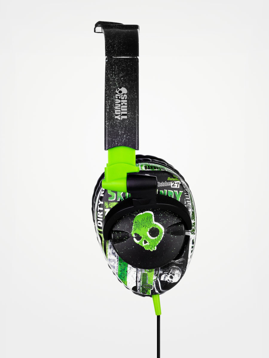 Sluchátka Skullcandy Skullcrushers (lurker green/black)