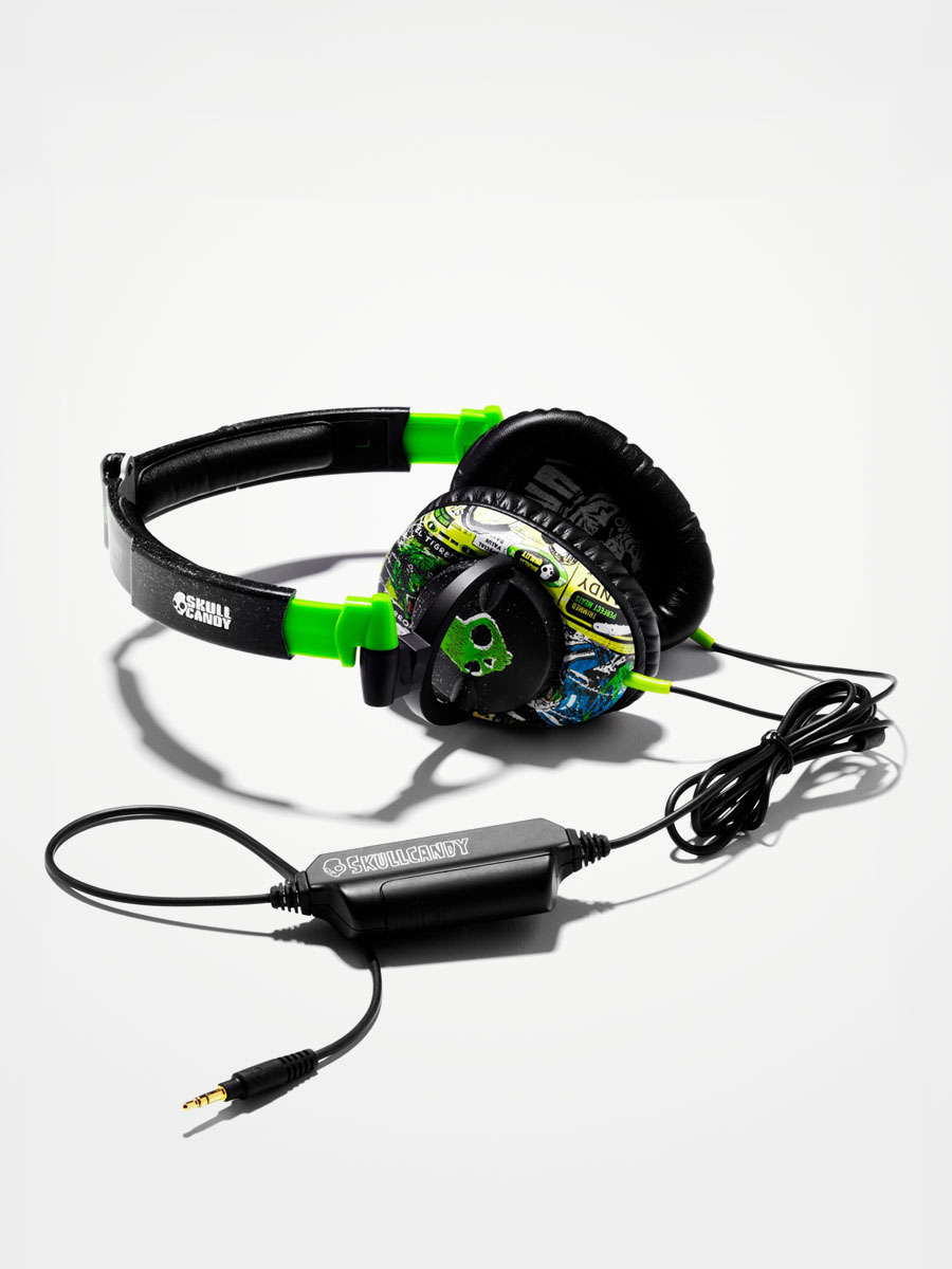 Sluchátka Skullcandy Skullcrushers (lurker green/black)