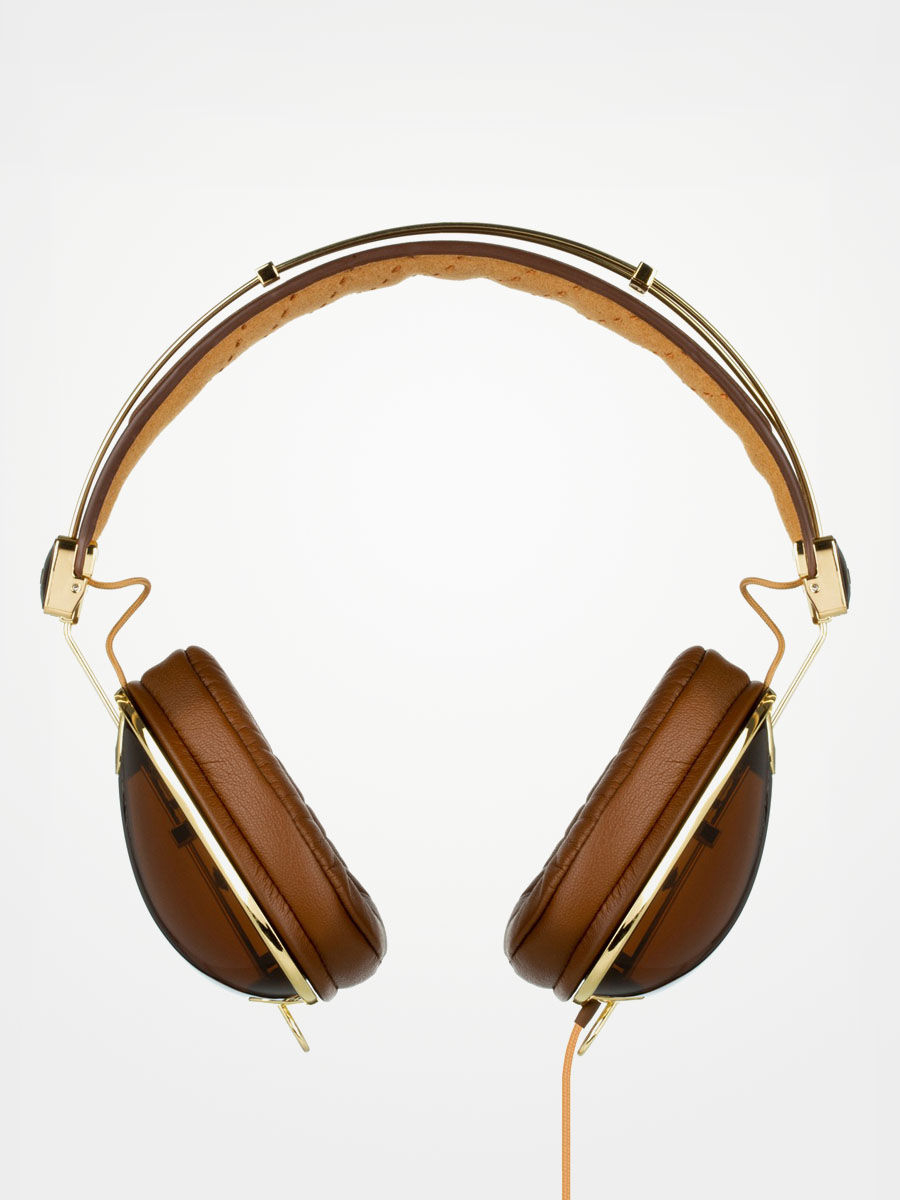 Sluchátka Skullcandy Aviator Roc Nation (brown/gold)