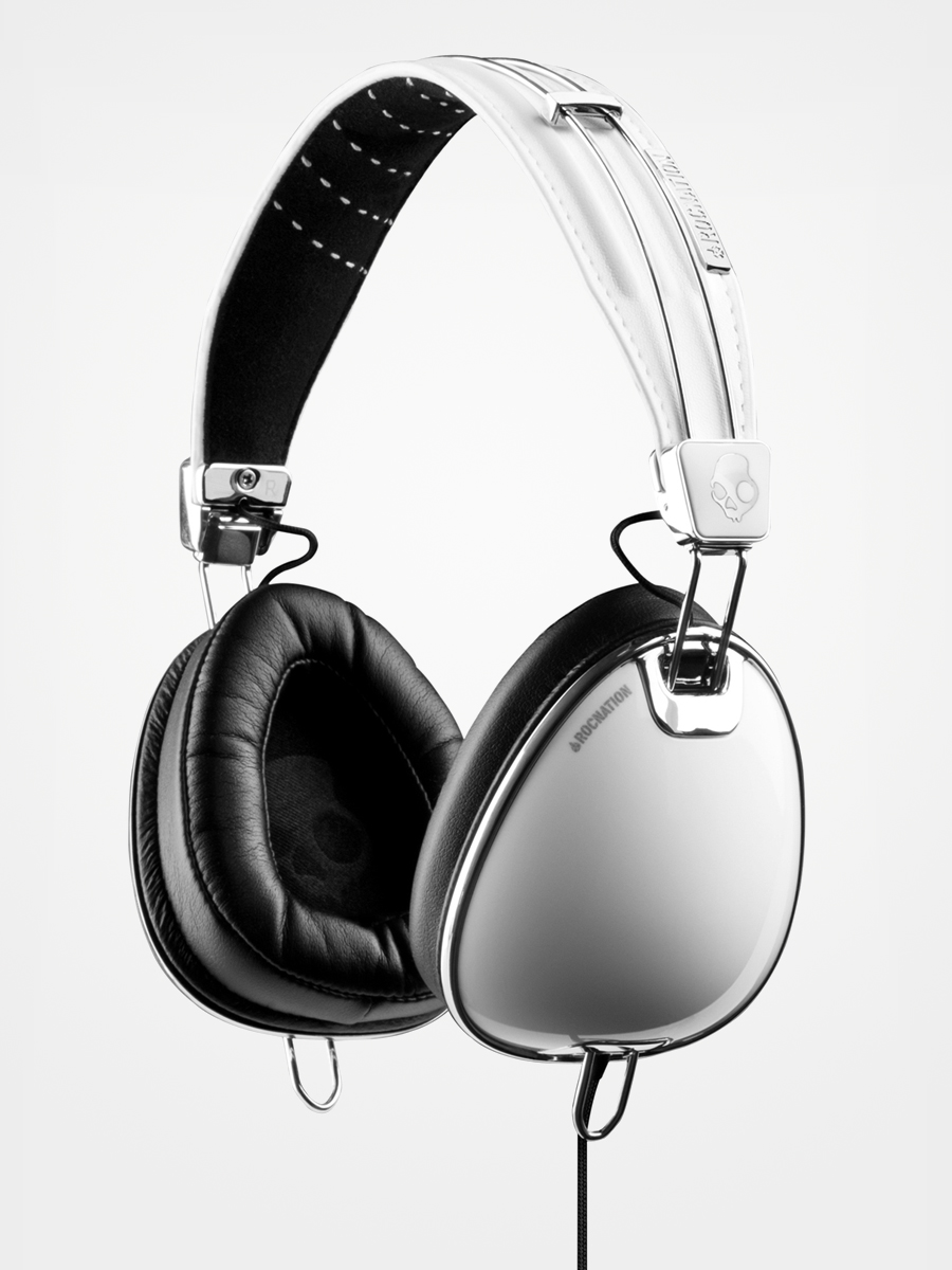 Sluchátka Skullcandy Aviator Roc Nation (white)