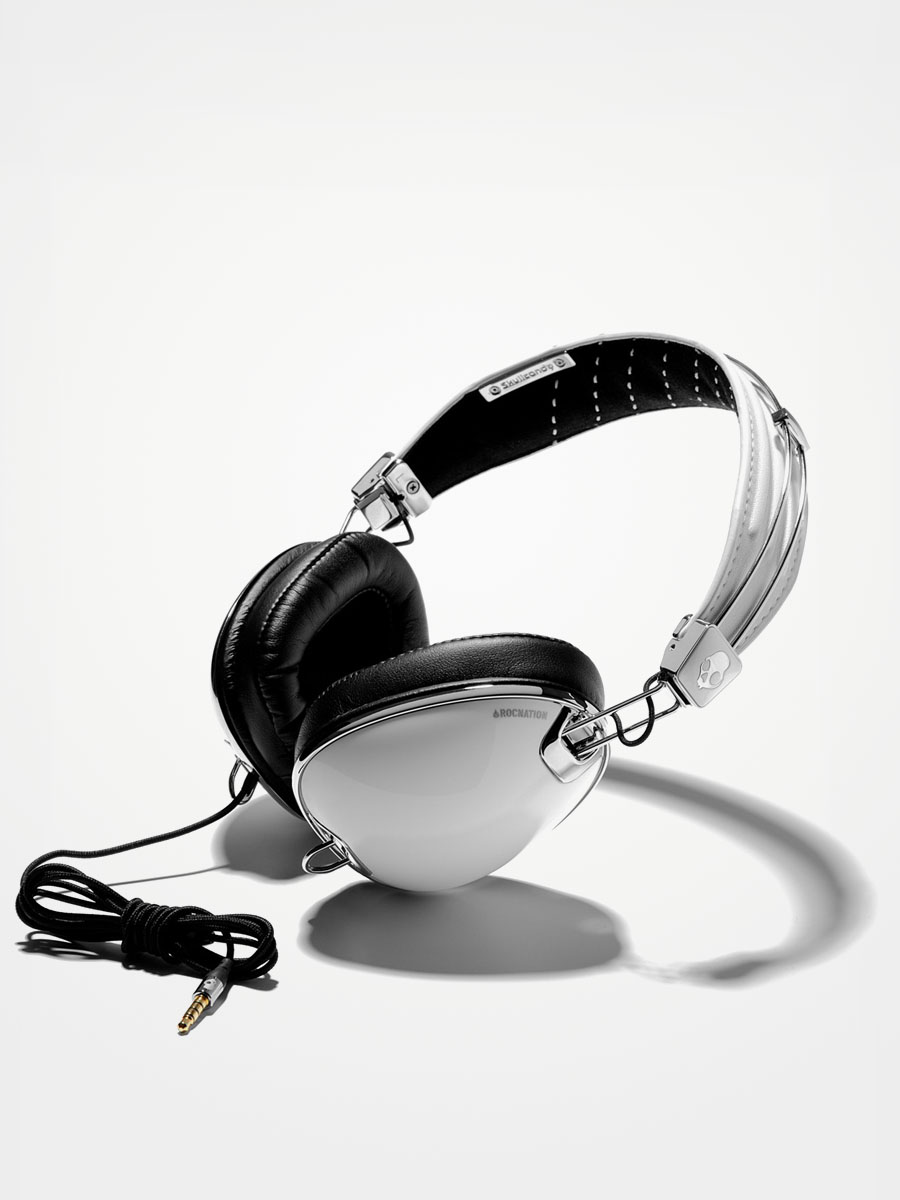 Sluchátka Skullcandy Aviator Roc Nation (white)