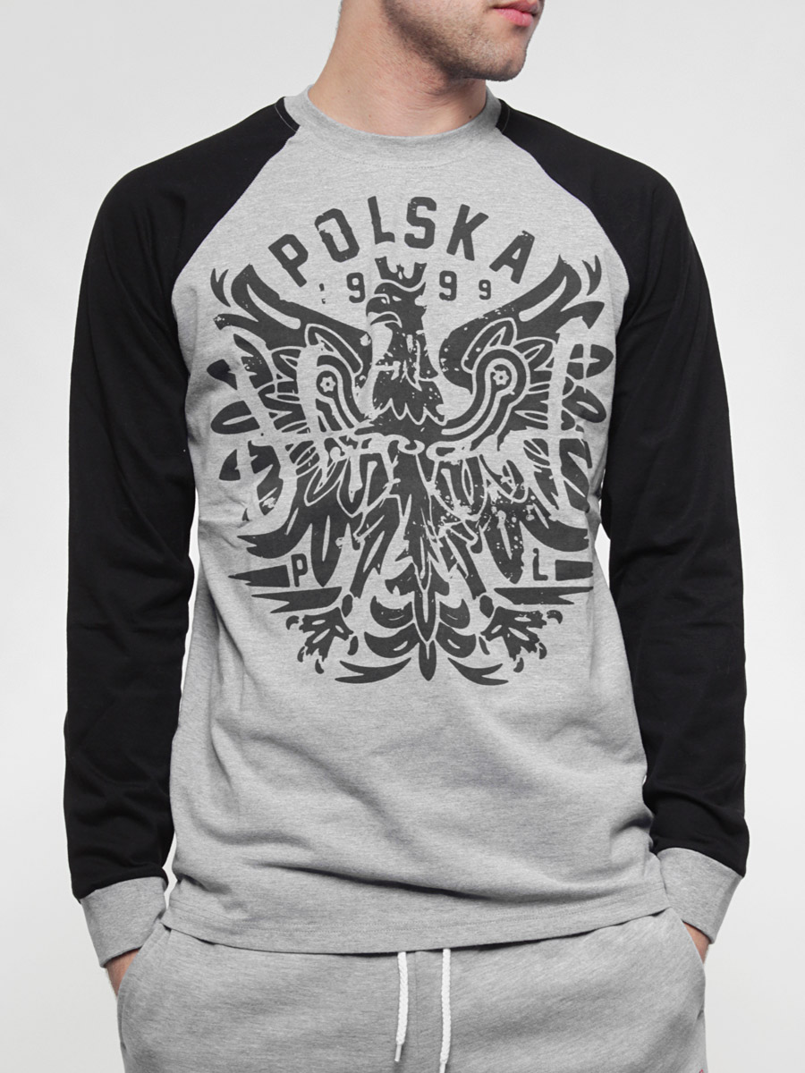 Tričko StoProcent Eagle (melange/black)