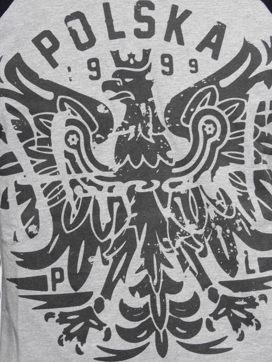 Tričko StoProcent Eagle (melange/black)