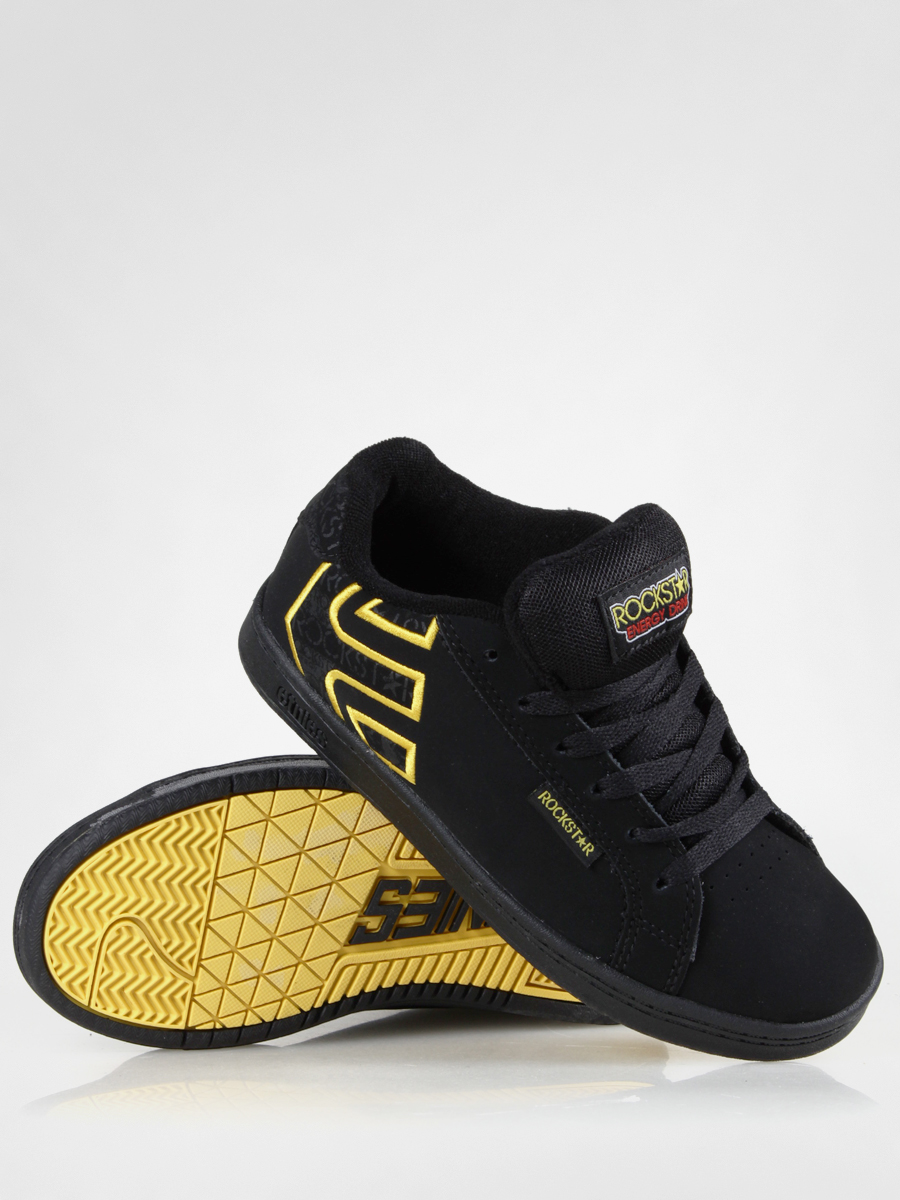 Dětské boty Etnies Kids Rockstar Fader (black/yellow/black)