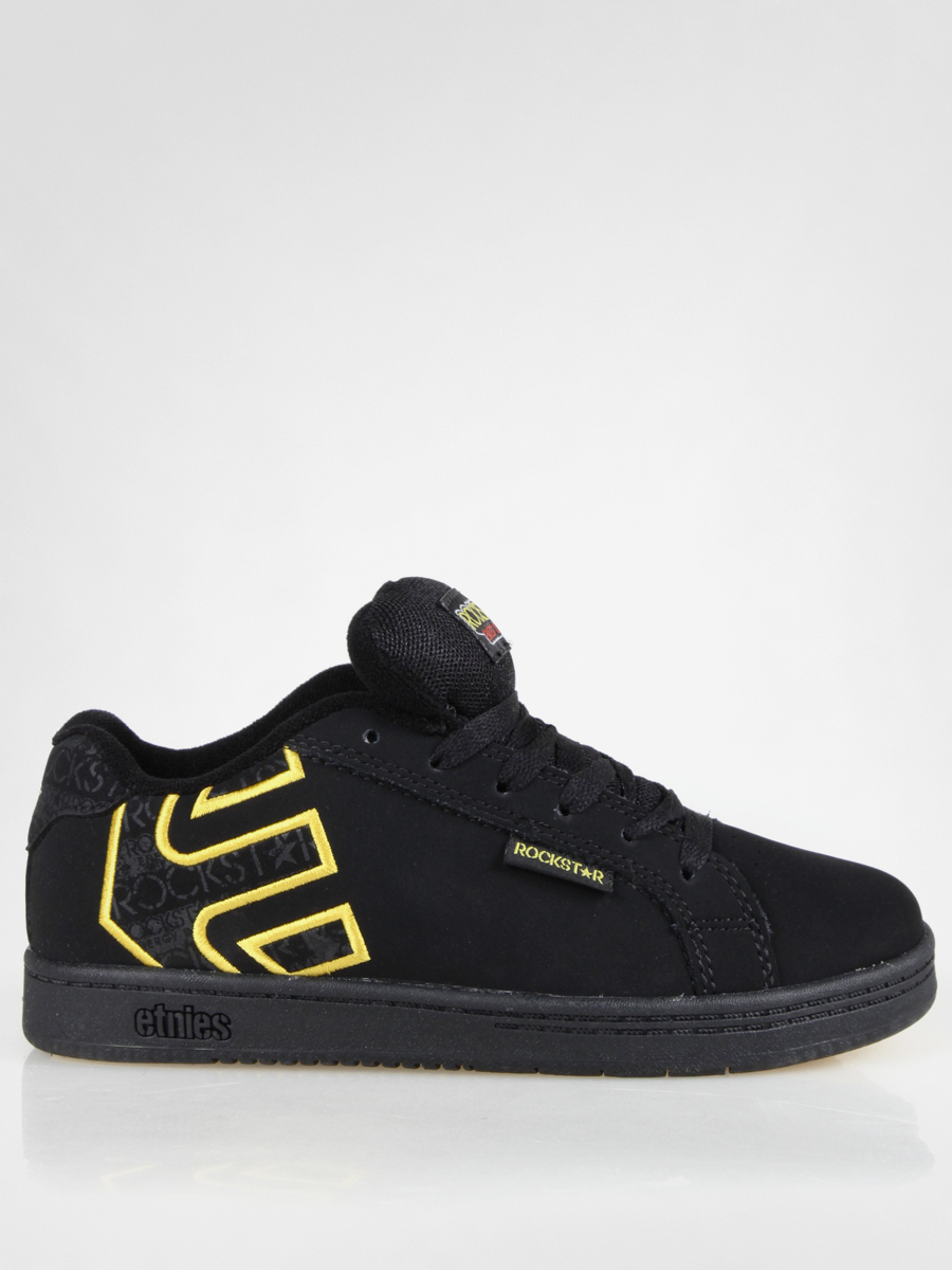 Dětské boty Etnies Kids Rockstar Fader (black/yellow/black)