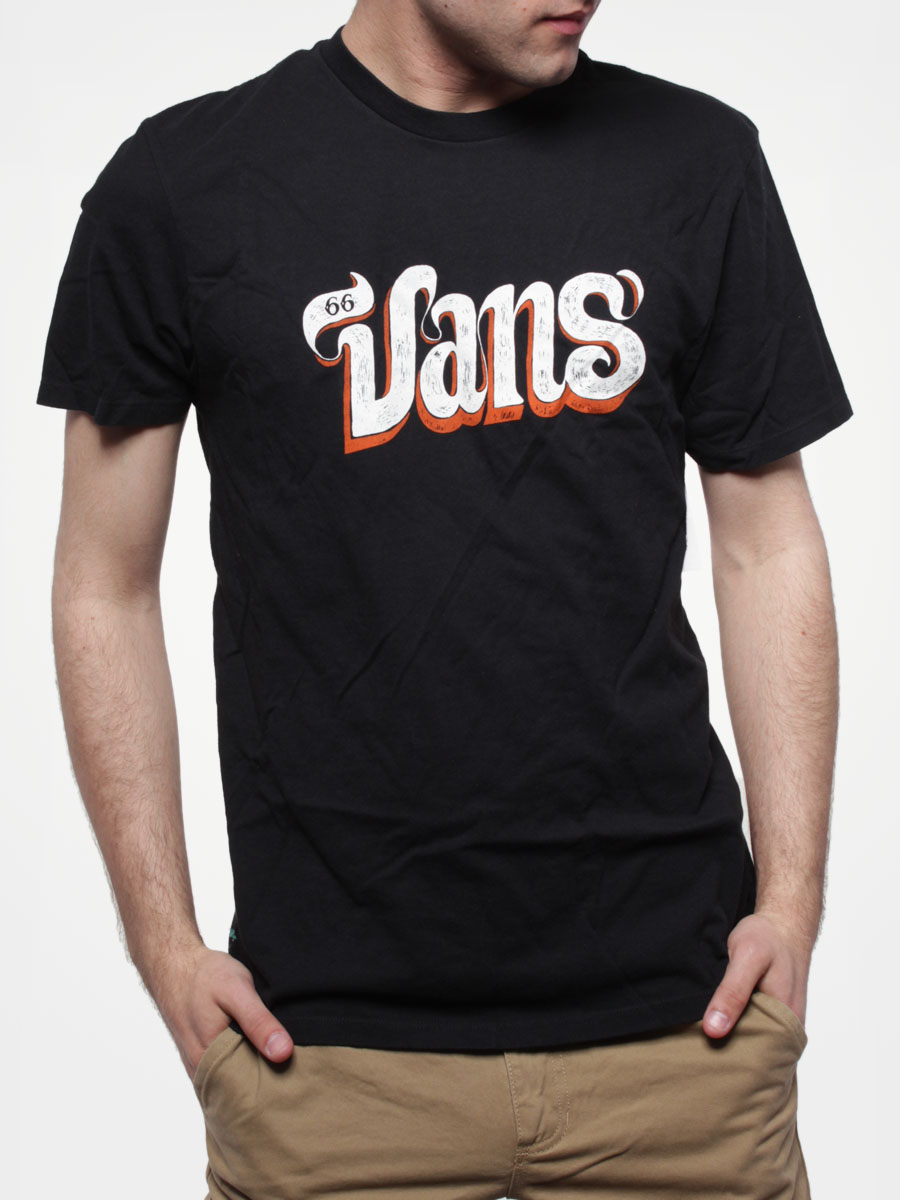 Tričko Vans Sign Script (black)