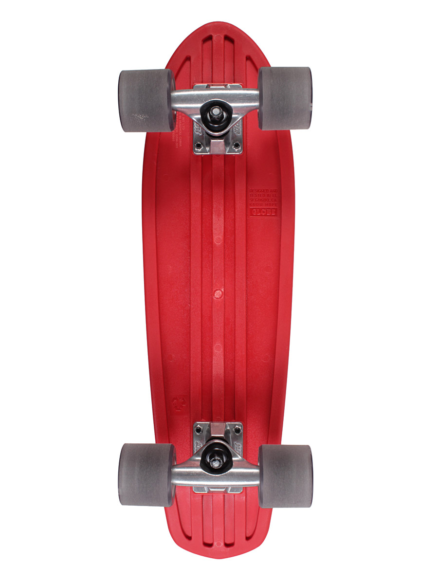 Cruiser Globe Bantam Retro Ripper (red/raw/clear black)
