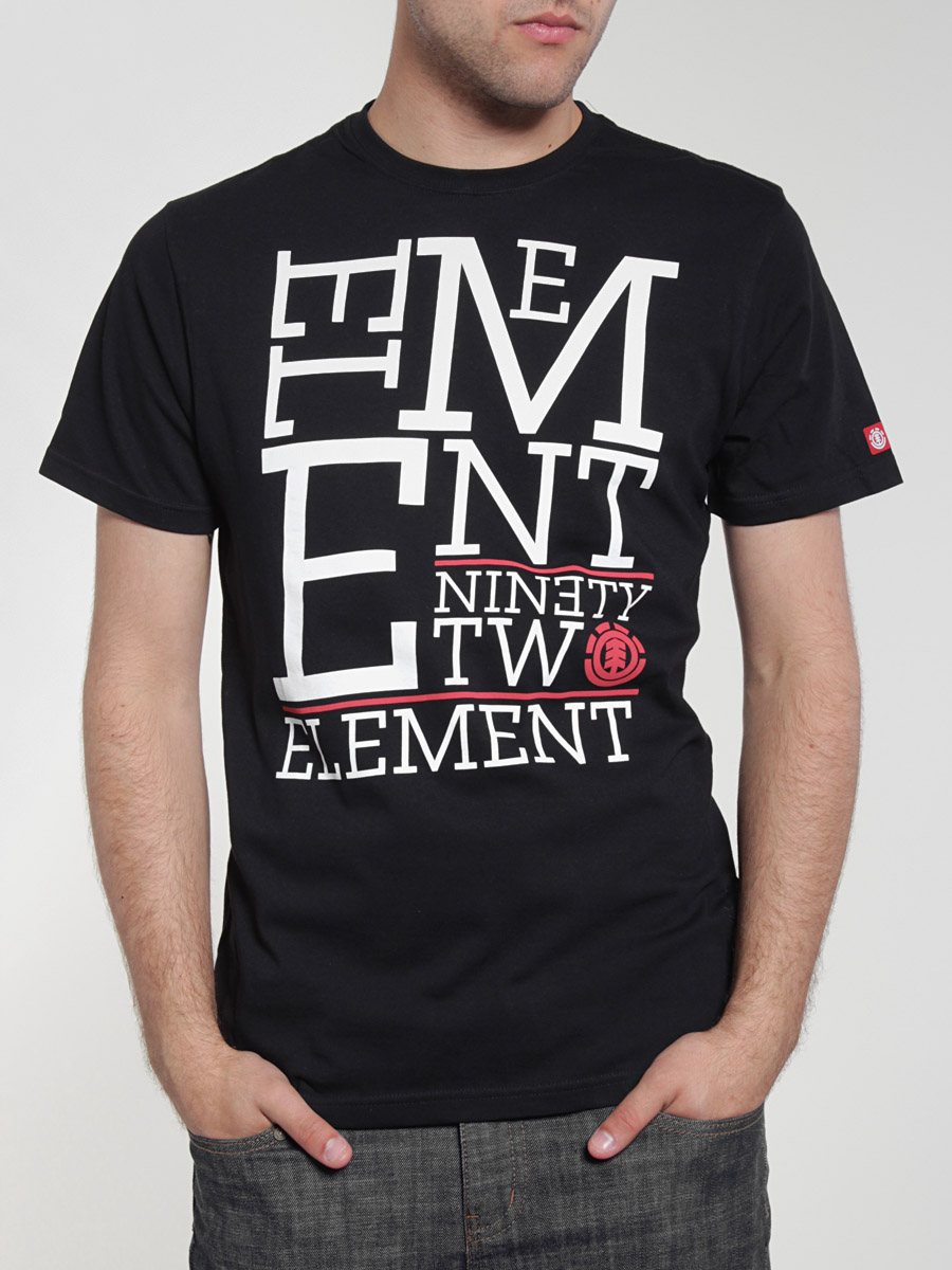 Tričko Element Stacker (black)
