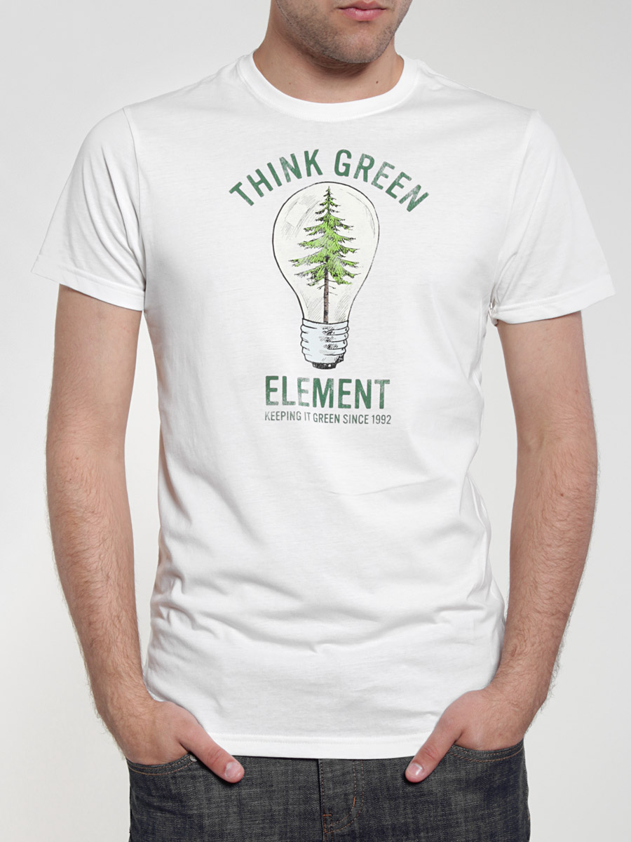Tričko Element Think Green (off white)