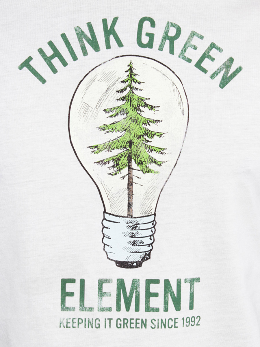 Tričko Element Think Green (off white)