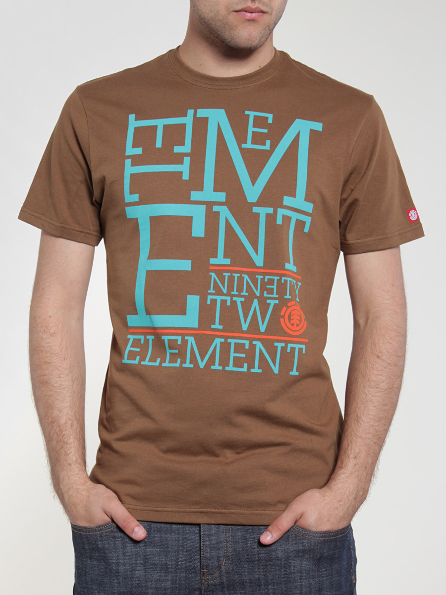 Tričko Element Stacker (mocha)