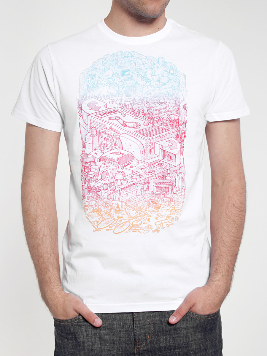 Tričko Element Crap Factory (white)