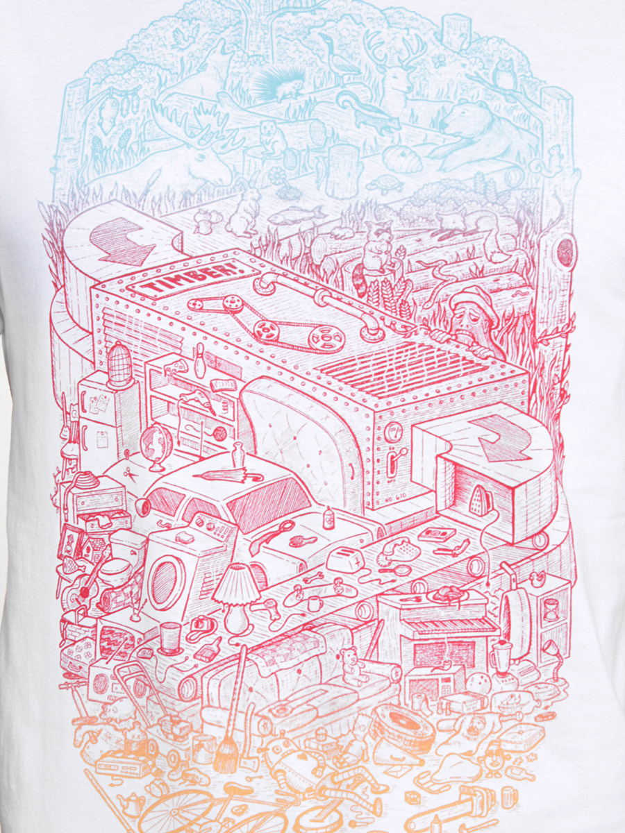 Tričko Element Crap Factory (white)