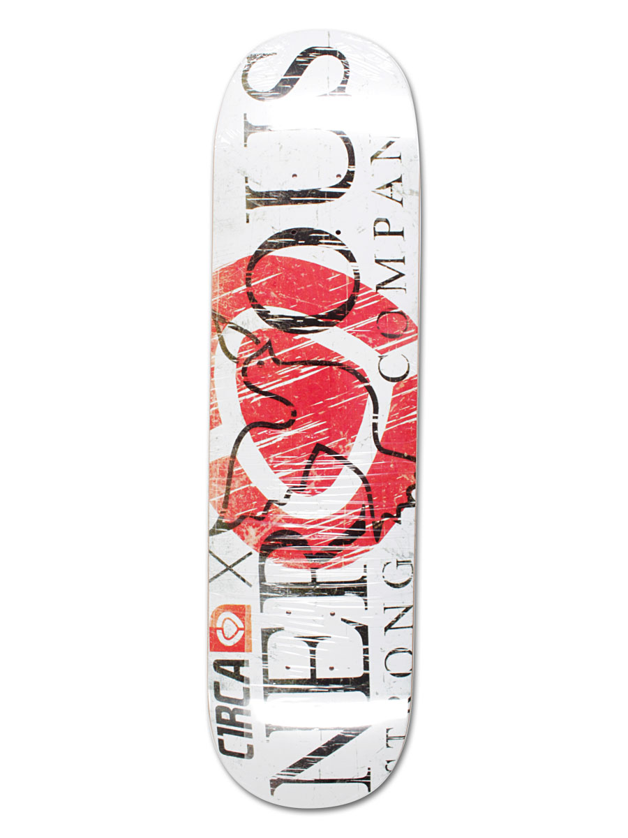 Skateboardová deska Nervous Circa 7.75'' (wht/red)