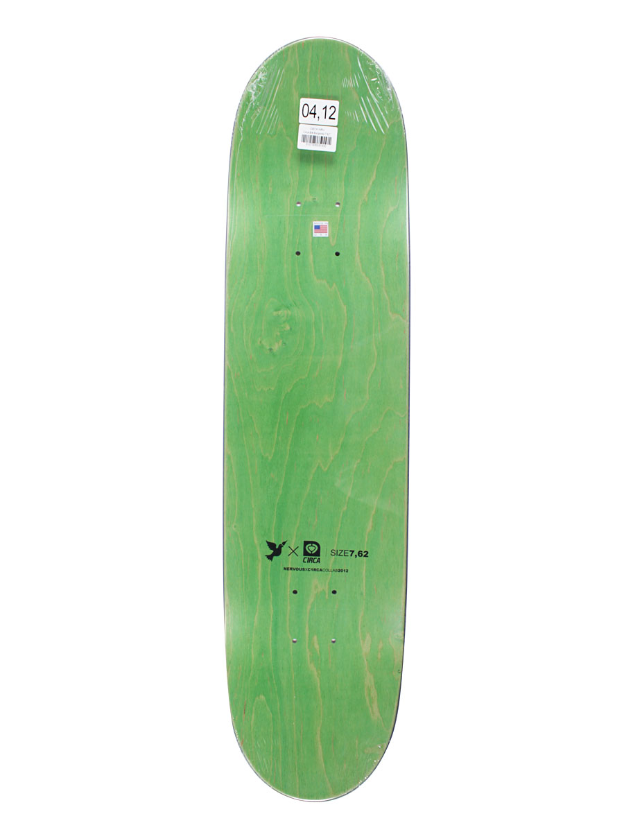 Deska Nervous Circa 7.62'' (blk/burgundy)