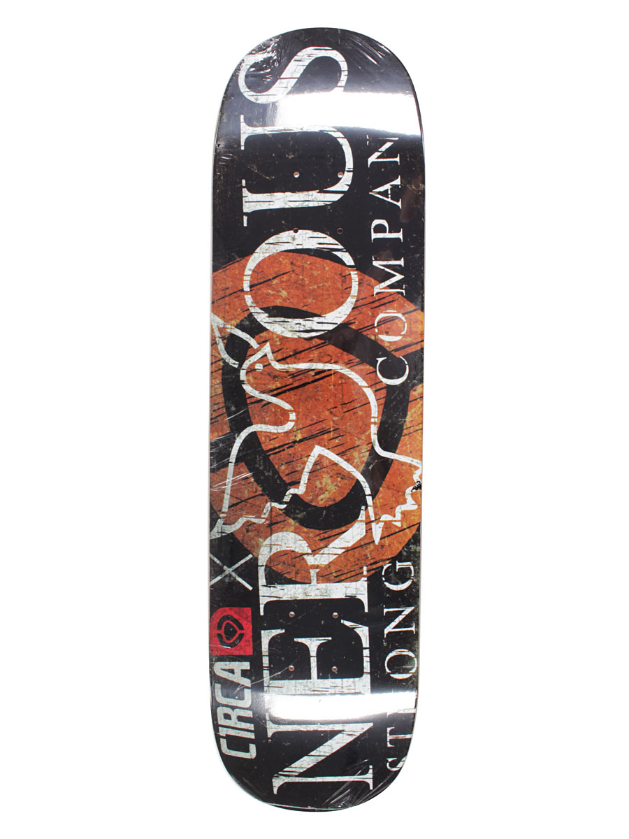 Skateboardová deska Nervous Circa 8.0'' (blk/brown)