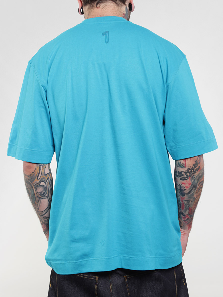 Tričko StoProcent Pompuj Rap (cyan blue)