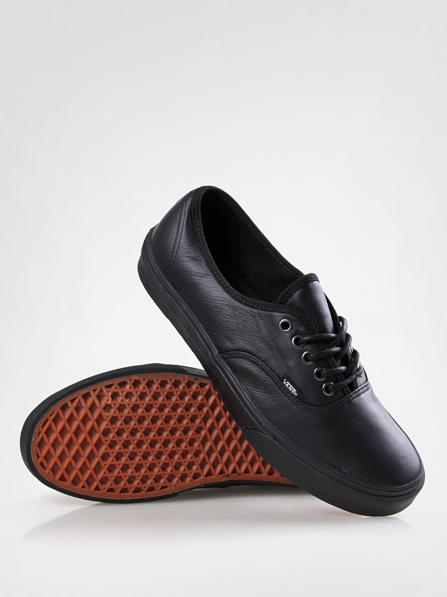 Boty Vans Authentic (italian leather/black/black)