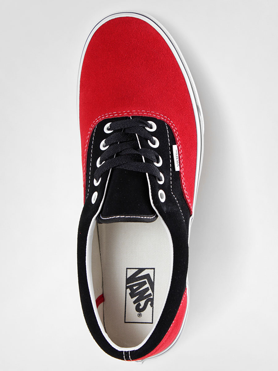 Vans era 2 tone black clearance red