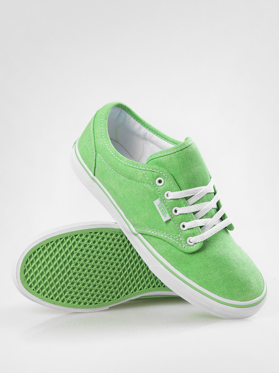 Boty Vans Atwood Low Wmn (washed/neon green)