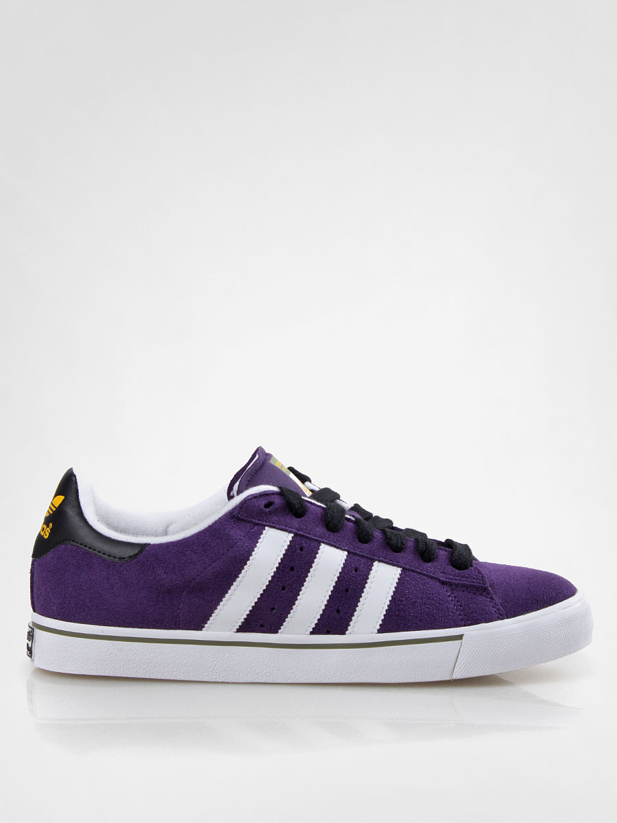 Boty Adidas Campus Vulc - fialov (dark violet/running white/loam)