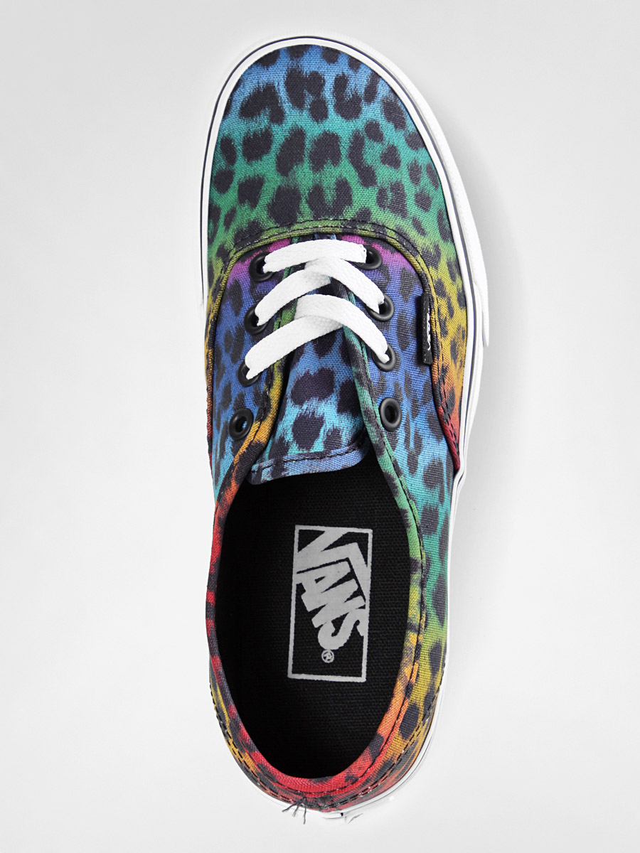 Boty Vans Authentic (leopard/black/rainbow)