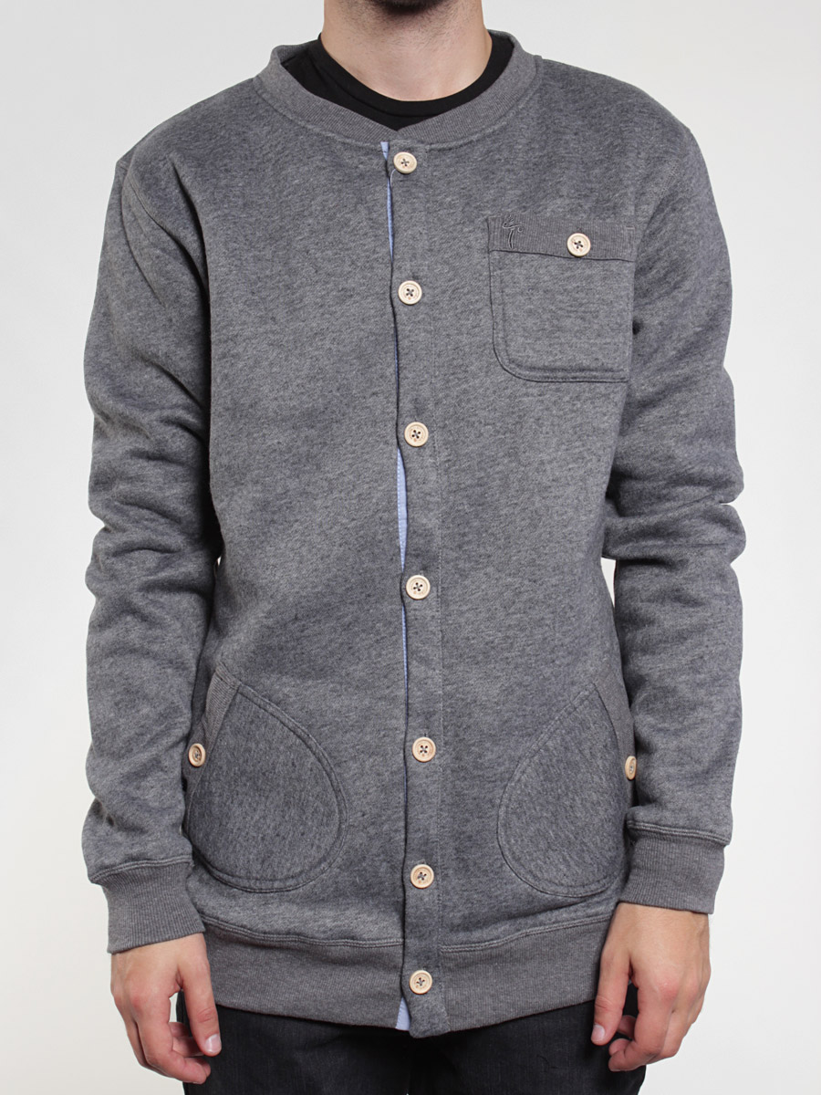 Mikina Malita Collar ZHD (heather gry)