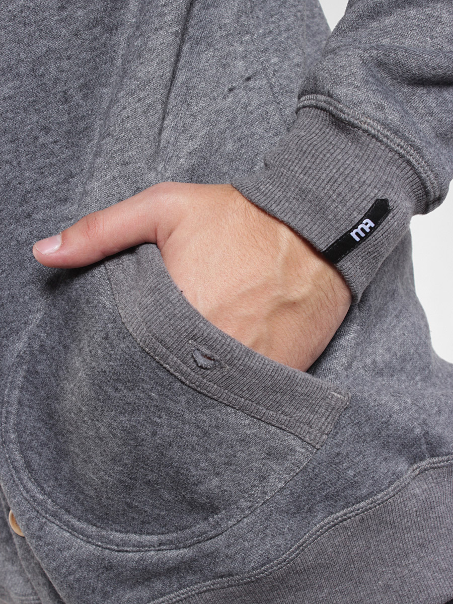 Mikina Malita Collar ZHD (heather gry)