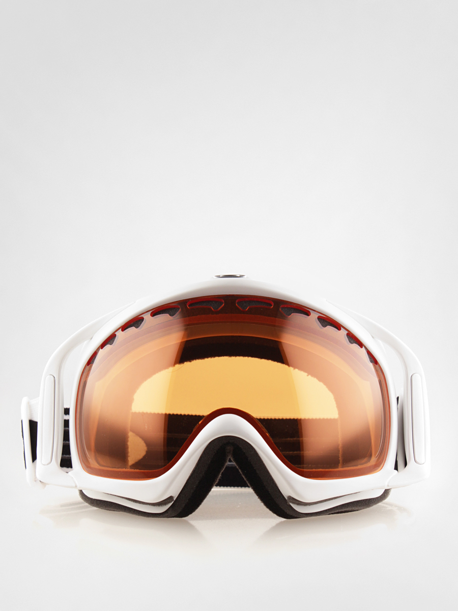 Brýle na snowboard Oakley Crowbar (matte white/persimmon)