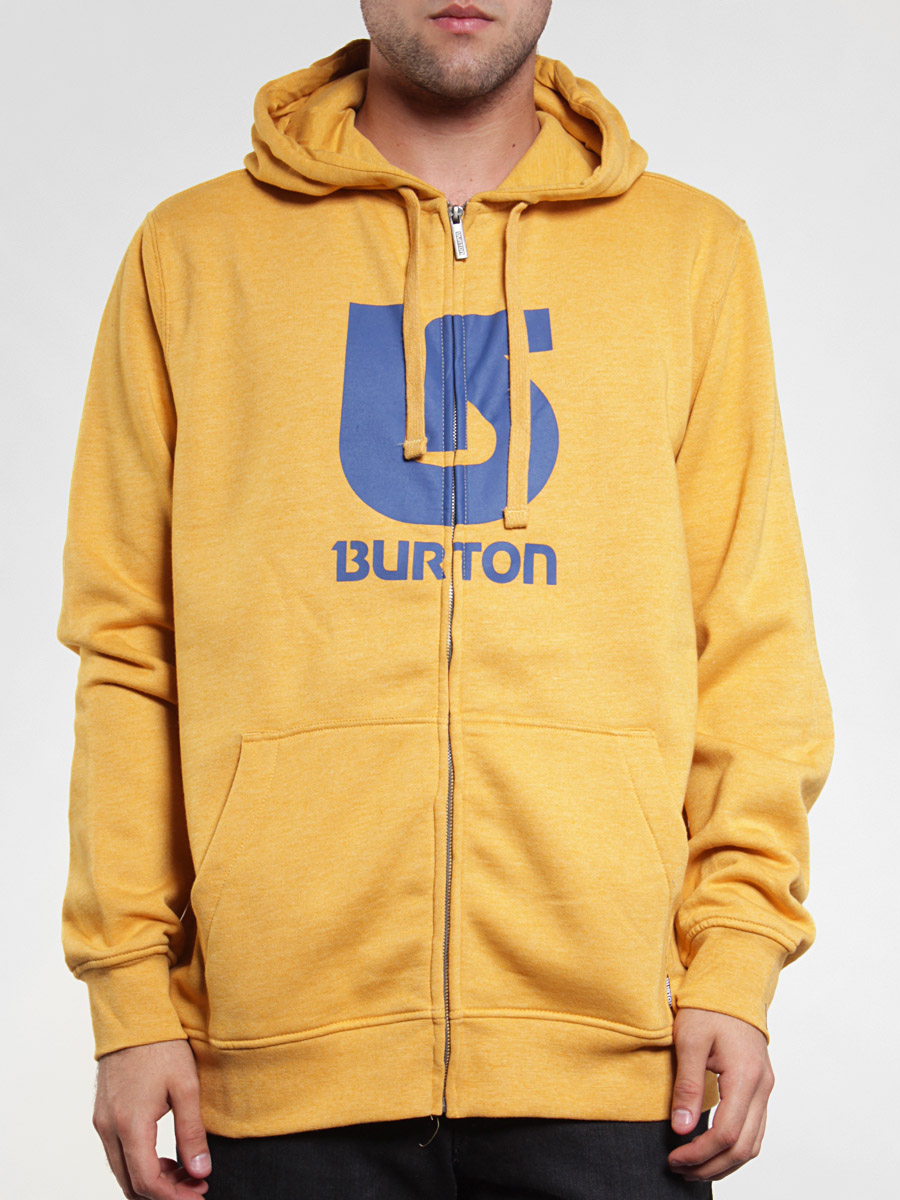 Mikina Burton Logo Vertical ZHD (heather saffron)